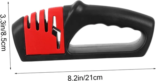 Vista 3 de Tofficu Accesorios para afilar cuchillas, herramienta resistente para afilar cuchillos de 4 etapas, fácil de usar para el hogar