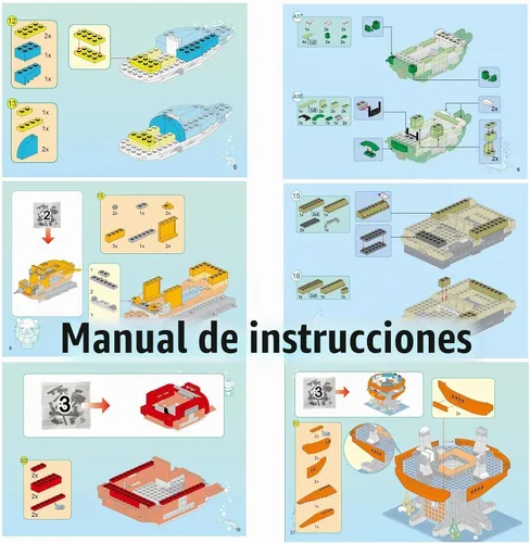 Vista 2 de para Edad 8+ Juego de bloques de construcción Octonauts Aventura en el Océano Octopod Castillo Juego de bloques de construcción & Barnacles Kwazii