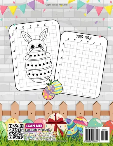 Vista 2 de How To Draw Big Easter Develop Drawing Skill With 25 Easy-To-Draw Illustrations Themed Festive Holiday Inside Childrens Easter Book To Relax And