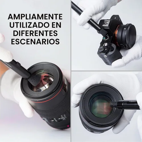 Vista 7 de VSGO Pluma de limpieza de lentes con interruptor de encendido y 2 puntas
