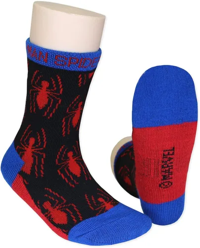 Vista 6 de Super Hero Adventures Spider-Man - Calcetines para niños pequeños, paquete de 6