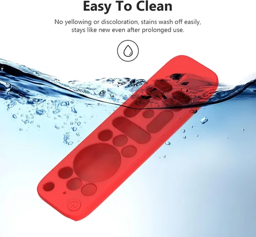 Vista 7 de Funda para Onn Google TV 4K Pro Remote Control 2025, funda de protección completa con cordón, funda de silicona suave para control remoto Onn Google