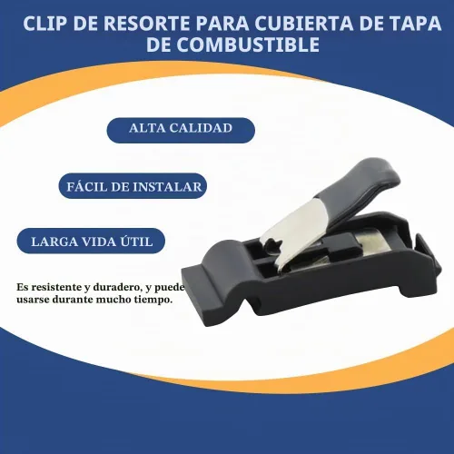 Vista 2 de Clip de resorte de puerta de combustible, cubierta de puerta de tanque de gas, compatible con Toyota Avalon Camry RAV4 2019-2022, 4Runner 2004-2009