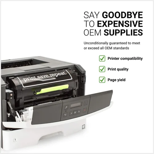 Vista 2 de Print.Save.Repeat. Cartucho de tóner Lexmark 56F1H00 de alto rendimiento