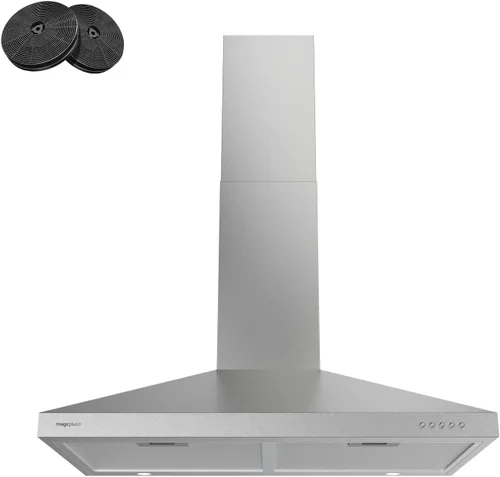 Vista 8 de magicplux Campana extractora de montaje en pared de 30 pulgadas, campana de cocina de 380 CFM con conducto convertible con y sin conductos Negro