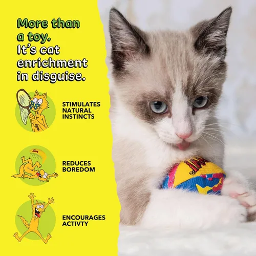 Vista 10 de Yeowww My Cats Balls, 3 Pelotas por Paquete