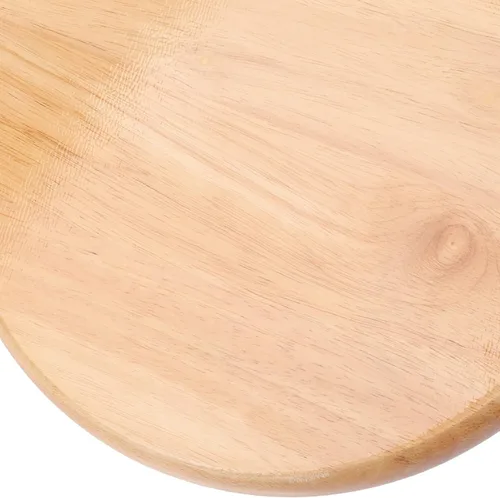Vista 6 de Housoutil Taburete redondo de madera de repuesto, 4 piezas, parte de asiento para decoración del hogar, diseño resistente para cocina y comedor