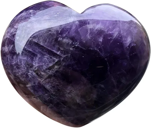 Vista 4 de Piedra de corazón pulida, piedras de bolsillo de cristal curativo para preocupaciones de palma, reiki, 1.5 pulgadas, piedra de sangre de África