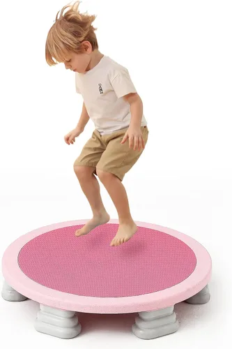Vista 9 de Bounce Board, Mini Trampoline for Kids, Toddlers Trampoline Indoor, Sensory Toys, Autism Sensory Products, Baby Jump Toy Recreational Azul