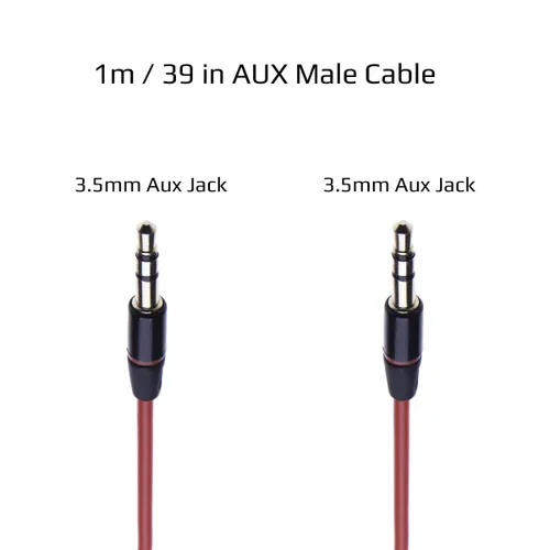 Vista 3 de Keple Kit de montaje de entrada auxiliar BMW Adaptador de cable de audio auxiliar con cable auxiliar macho de 0.138 in, 3.3 ft para BMW (E46) 320i