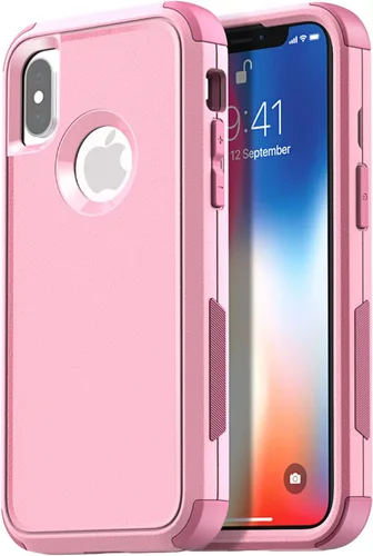 Vista 11 de AICase Funda resistente para iPhone X/XS, resistente de 3 capas de protección de grado militar, a prueba de golpes y caídas, para iPhone X/XS de 5.8