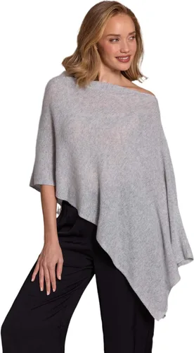 Vista 47 de CLAUDIA NICHOLE by Alashan Poncho estilo vestido, 100% cachemira Ejército/1032