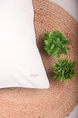 Vista 3 de Trade Star Funda de almohada corporal de diseñador 100 % algodón, hecha a mano, grande, funda de almohada decorativa estilo bohemio para casa