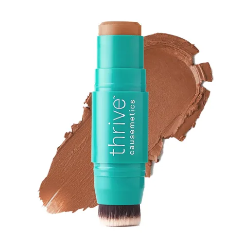 Vista 14 de Thrive Causemetics Crema Bronceador Triple Threat Color Stick, Luz Feria Mo (Fair Light Neutral)