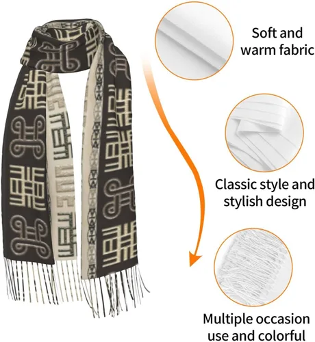 Vista 6 de Bufandas para mujer, bufanda de cachemira con flecos, chal cálido de invierno para vestidos de noche, regalos de boda, dama de honor