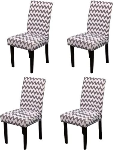 Vista 19 de Funda protectora para silla de comedor, lavable, extraíble, de elastano