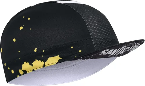 Vista 2 de Santic Gorra de ciclismo para hombre, transpirable, transpirable, absorbente de sudor