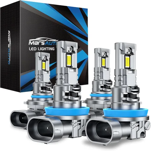 Vista 24 de Marsauto Focos LED de reversa mejorados 3157 3156, luz trasera de estacionamiento, DRL, luz de freno con proyector para reemplazo de focos 3047 3457