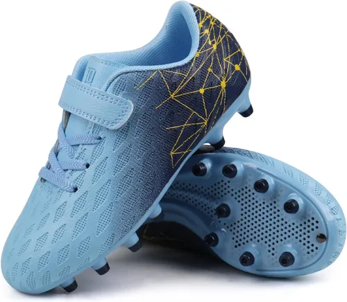 Vista 4 de brooman Zapatos deportivos de fútbol para niños y niñas, para exteriores