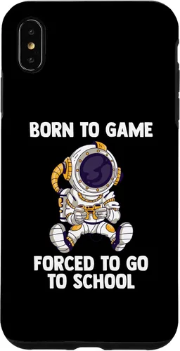 Vista 7 de iPhone 15 Born To Game - Astronauta de videojuegos - Funda para juegos de computadora