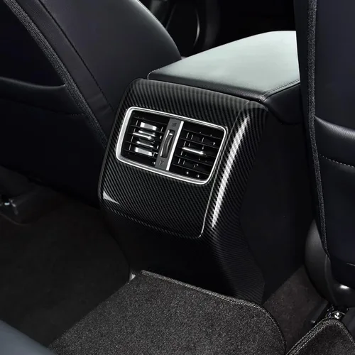 Vista 8 de Calcomanías de ventilación de salida de CA para Honda Accord 2018-2022, accesorios de 10ª generación, calcomanías de fibra de carbono ABS