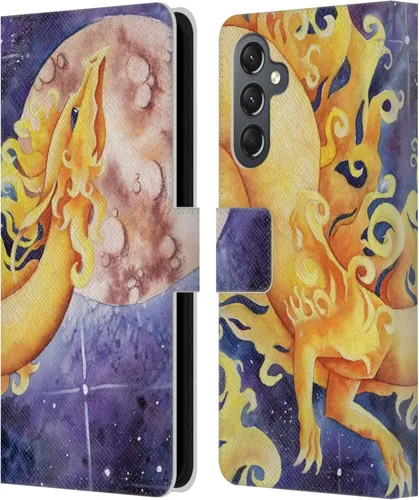 Vista 63 de Head Case Designs Officially Licensed Carla Morrow Galactic Entrancement Dragons Leather Wallet Case Compatible with Samsung Galaxy A07 4G