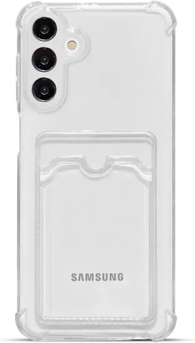 Vista 49 de Tuokiou para Samsung Galaxy A16 Funda, Fundas Protectoras Transparentes con Ranura para Tarjetas, Funda Cartera de TPU Suave Ajuste Delgado