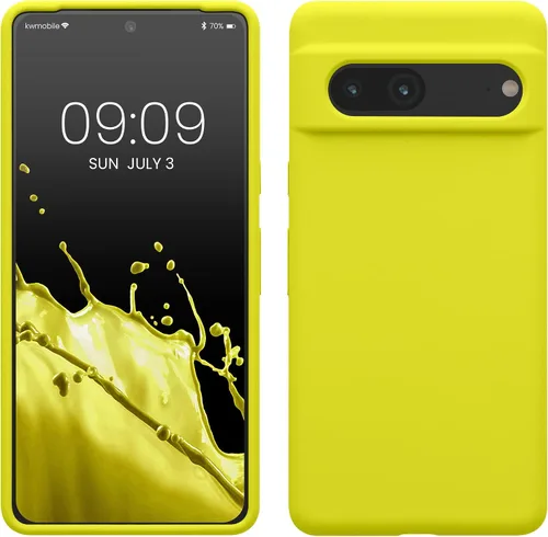 Vista 26 de kwmobile Funda compatible con Google Pixel 7 - Funda de silicona TPU con acabado suave - Piedra antigua