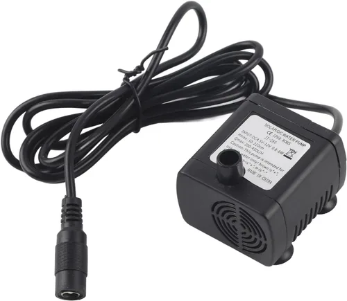 Vista 5 de Mini bomba sumergible, DC12V solar anfibio mini sumergible para estanque de fuente