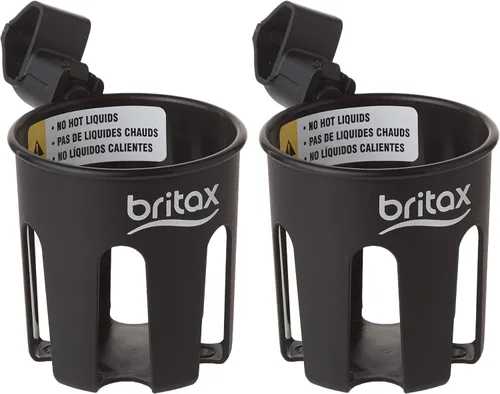 Vista 5 de Britax Portavasos para cochecito, color negro, compatible con cochecitos individuales B Agile, B Free, Pathway y B Lively