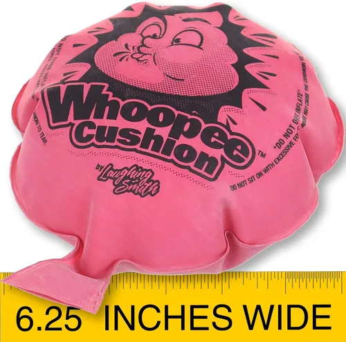 Vista 6 de Laughing Smith Whoopie - Paquete familiar de cojines (paquete de 6, 6 pulgadas), juguetes de broma a granel para recuerdos de fiesta, bolsas
