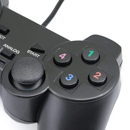Vista 4 de QUMOX Wired USB Gamepad Game Gaming Controller Joypad Joystick for PC Computer Laptop