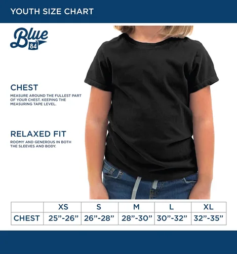 Vista 4 de Blue 84 Camiseta unisex para niños con licencia oficial de la NCAA
