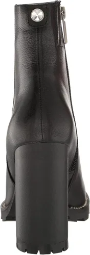 Vista 3 de Karl Lagerfeld Paris Women's Leather Peppy Lug-Sole Zip-up Fashion Boot