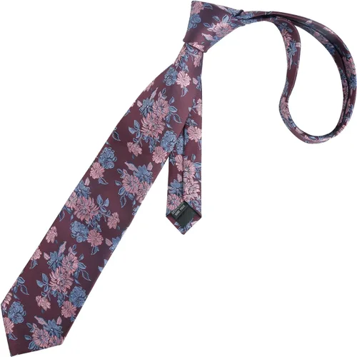 Vista 111 de Alizeal Mens 3.15inches Leaf Flower Pattern Tie with Floral Pocket Square Set