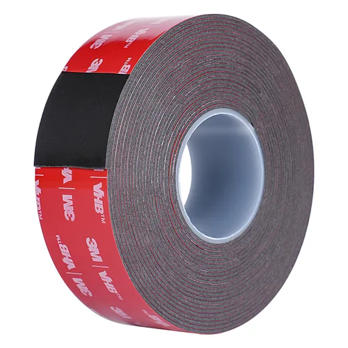 Vista 14 de Cinta de doble cara resistente, cinta de espuma de montaje impermeable, 16.5 pies de largo, 0.4 pulgadas de ancho, cinta adhesiva resistente a altas