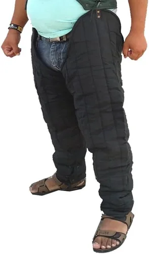 Vista 3 de THE MEDIEVALS Grueso acolchado medieval rezagado Gambeson Chausses Lower Under Hauberk Armor