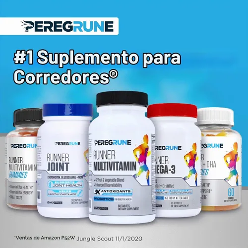 Vista 6 de Runner - Gomitas multivitamínicas – Vitamina diaria para correr con vitaminas A, C, D, E y complejo B – 50% menos de azúcar – Antioxidantes