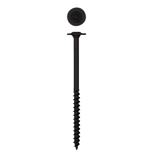 Vista 8 de SPAX Tornillos de retraso de madera estructural con cabezal de arandela exterior de 1/4" x 2-1/2", broca Torx T-Star (50 EA) incluida, resistente a
