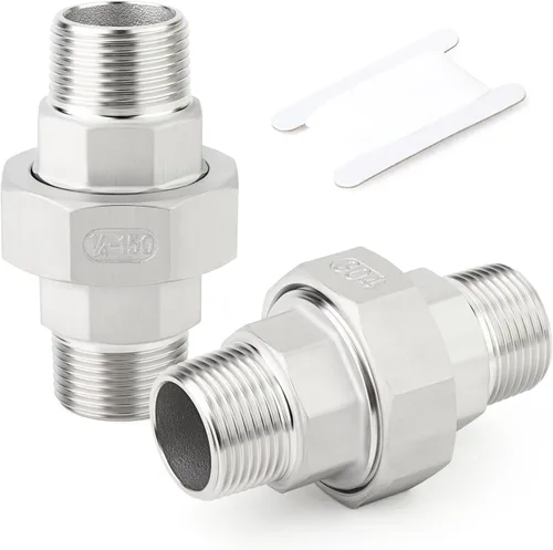 Vista 13 de TAISHER 1 pieza Unión de acero inoxidable 304, 2" NPT hembra, conexión de tubería fundida