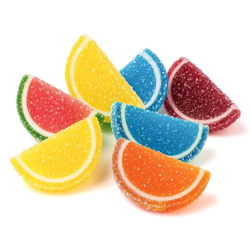 Vista 18 de NY Spice Shop Rebanadas de fruta de manzana – 1 libra de sabor cítrico masticable de gelatina de fruta de caramelo – Manzanas en rodajas a