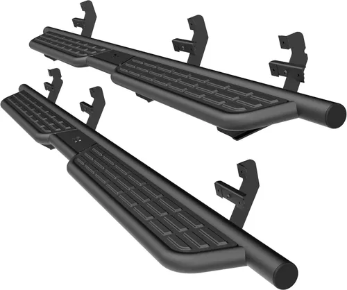 Vista 14 de TAC - Estribos laterales para Ford F150 SuperCrew Cab 2015-2025 y 2022-2025 F150 Lightning EV 2017-2025 F250/350/450/550 Super Duty Crew Cab 4