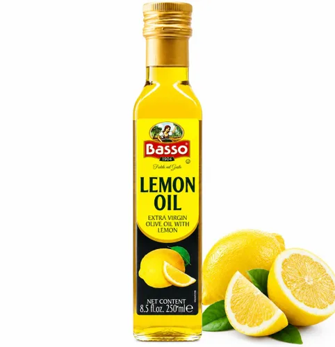 Vista 10 de Aceite de Oliva Extra Virgen con Albahaca para Sumergir y Degustar 8.5 fl oz (250 ml) Aceite de oliva con infusión de albahaca para sumergir