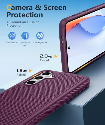 Vista 795 de FNTCASE Funda para iPhone 17 Pro: Fundas delgadas translúcidas de color azul claro compatibles con MagSafe, protección completa de la cámara