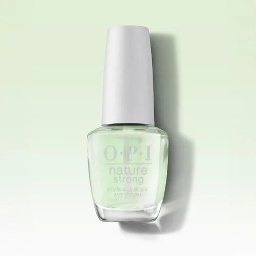 Vista 8 de OPI Nature Strong Natural Origin 3-Step System Botanical Base Coat, Top Coat, and Various Nail Polish Colors High Shine + Color Protection