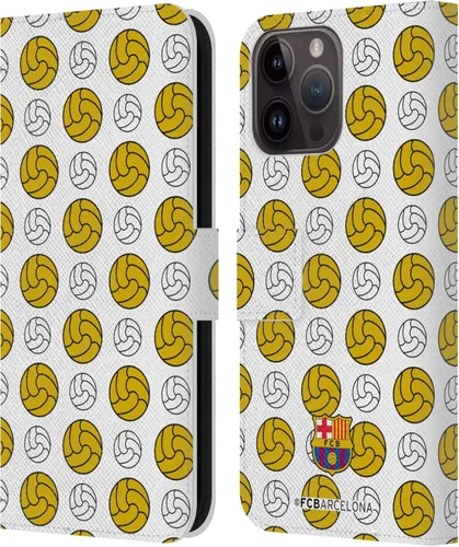 Vista 62 de Head Case Designs Funda de piel con licencia oficial del FC Barcelona Ball Pattern Campions compatible con Apple iPhone 11