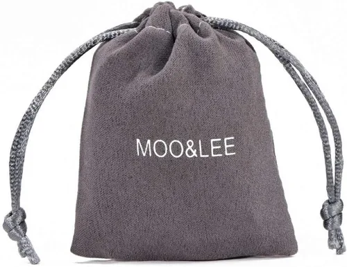 Vista 5 de MOO&LEE Yin Yang - Collar con colgante para hombres y mujeres, cadena de serpiente de acero inoxidable de 22 pulgadas, collar BFF para 2, Acero