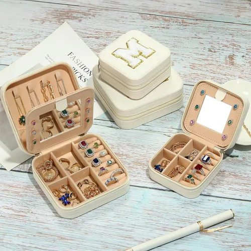 Vista 7 de Parima Regalos de cumpleaños para mujeres, juego de 2 piezas de joyería de viaje, regalos de viaje, regalos para amigas, regalos personalizados