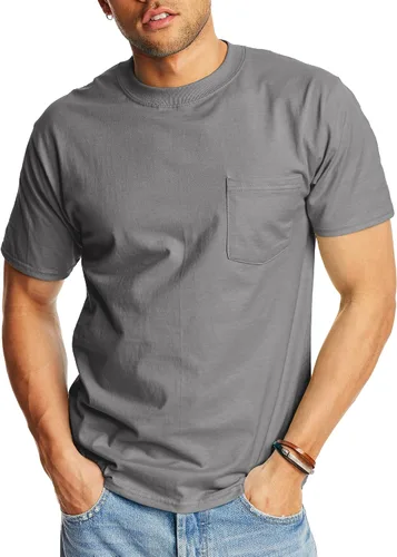 Vista 23 de Hanes Beefy-T - Camiseta de manga corta para adulto
