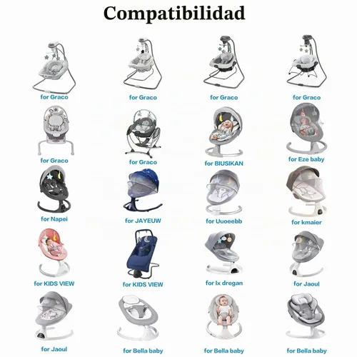 Vista 2 de Cable de alimentación de repuesto SSA-5WVI-05, adaptador de 5 V para columpio de bebé, compatible con Graco, Kmaier, Bioby, Bellababy, Ezebaby